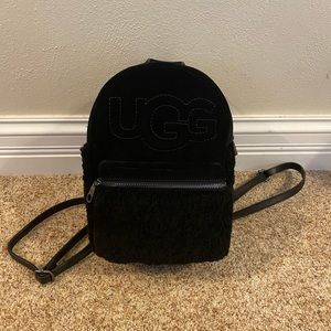 UGG Daniel II Sheepskin mini backpack black